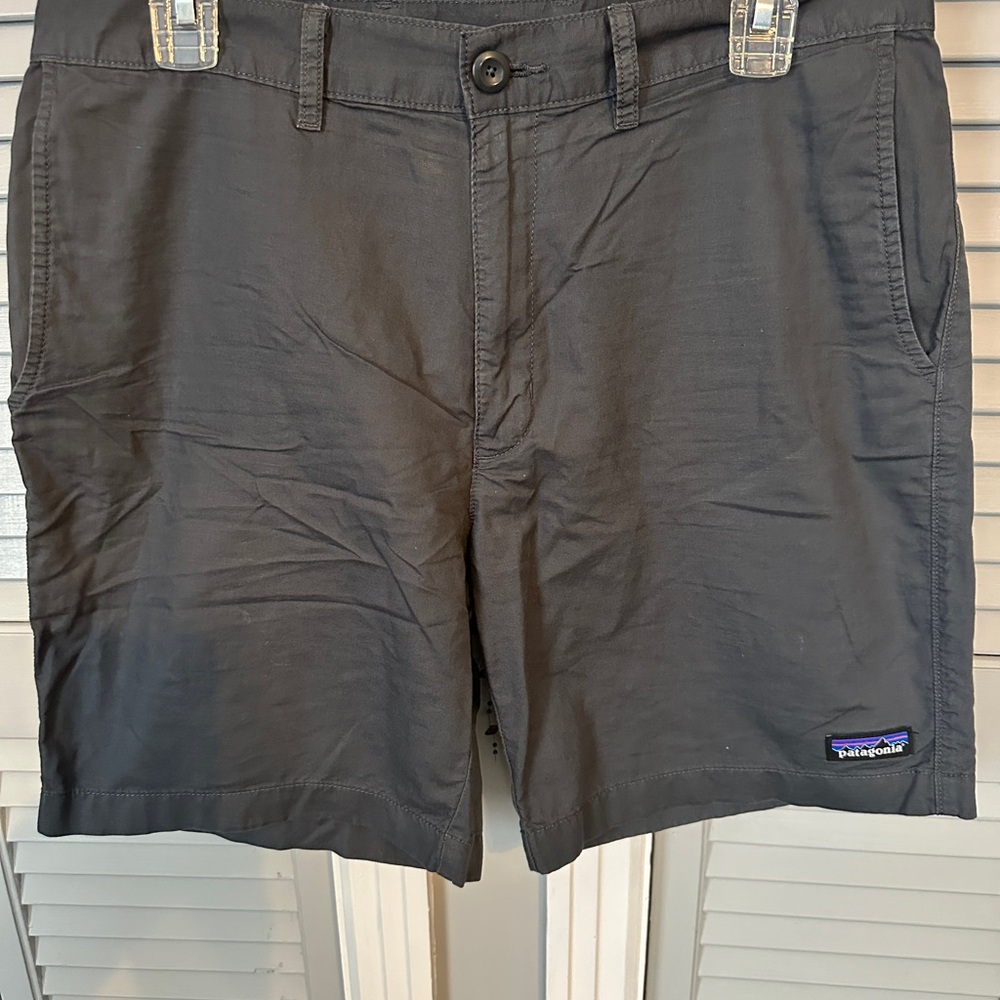 Patagonia Gray Flat Front Hiking Shorts